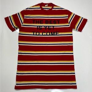 Urban Outfitters The Best Is Yet To Come T-shirt Men Medium Red Colorblack